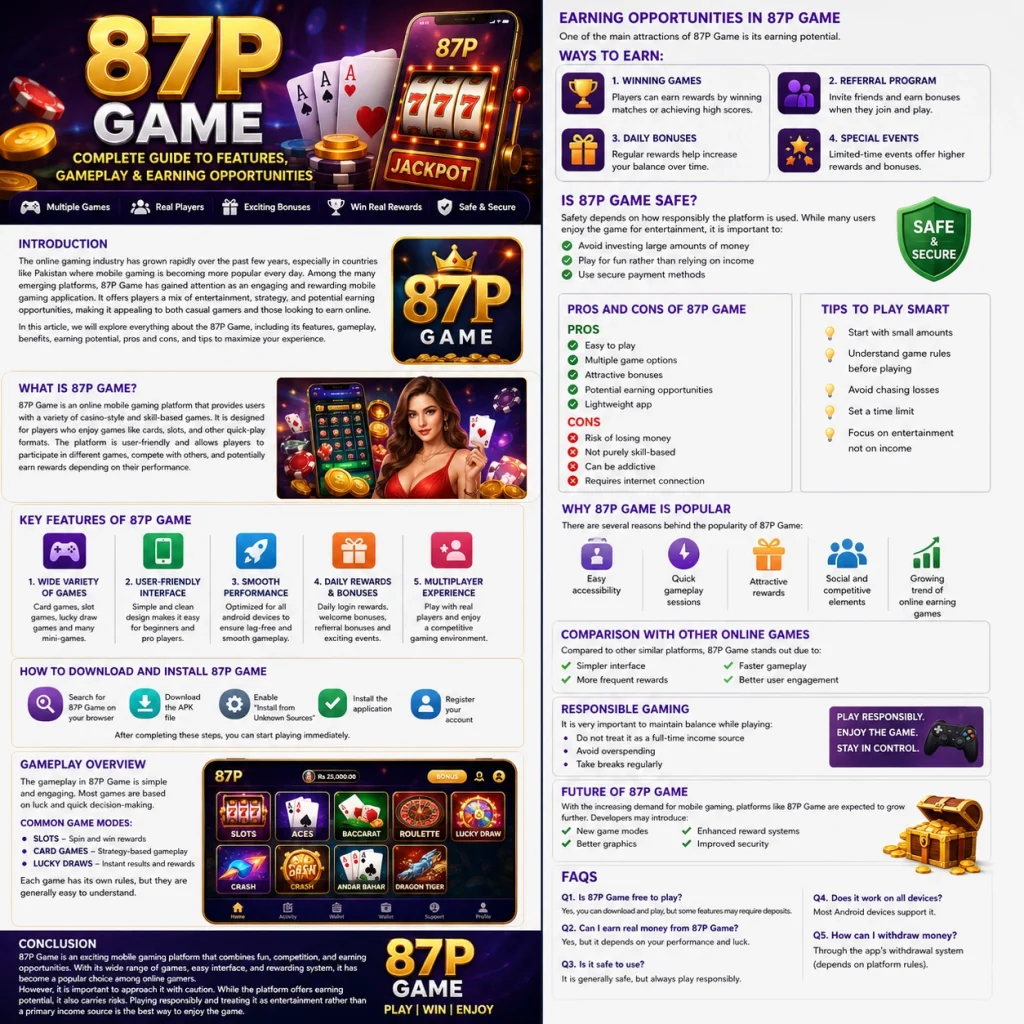 87P Game