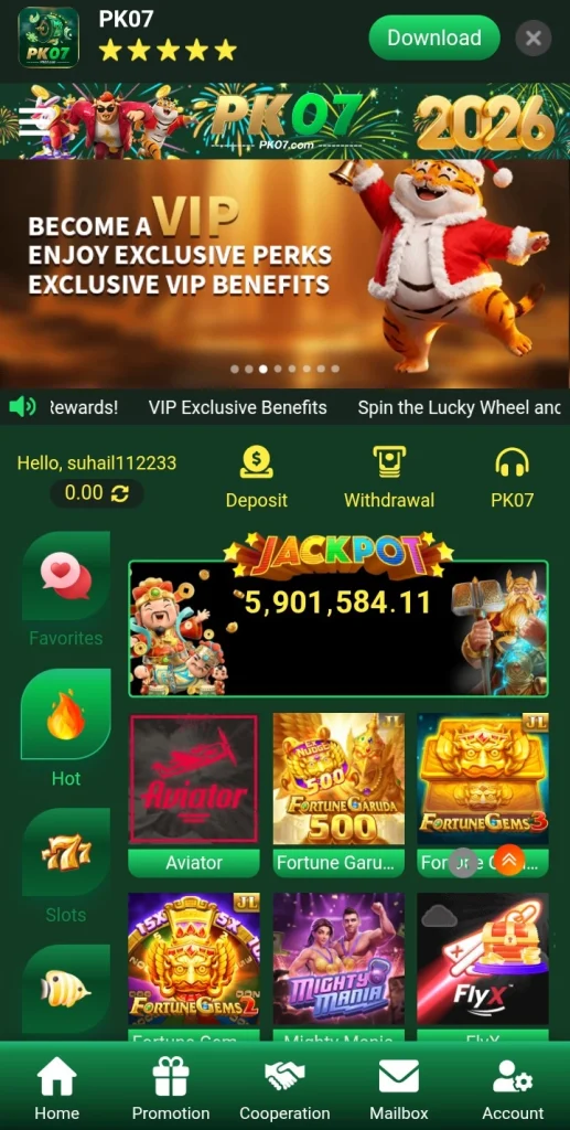 PK07 Game Login  