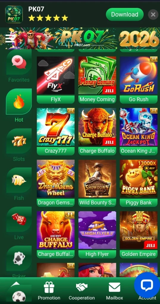 PK07 Game